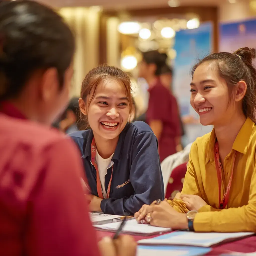 Students supported by agents