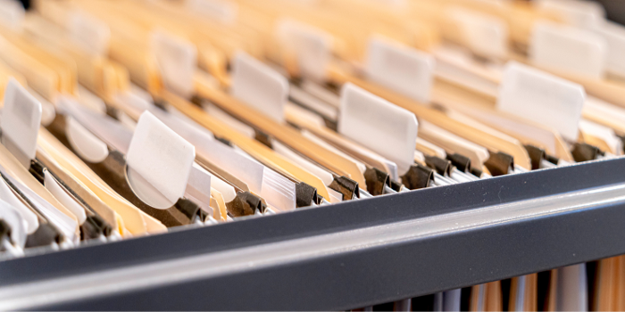 Files in drawer